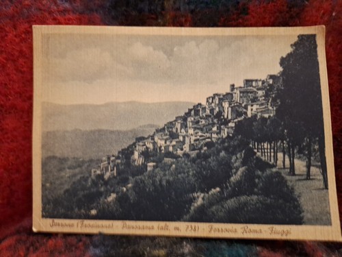 Cartolina serrone panorama - serrone,
