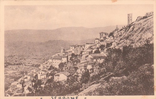 Cartolina frosinone serrone - frosinone,