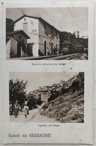 Cartolina serrone vedutine - serrone,