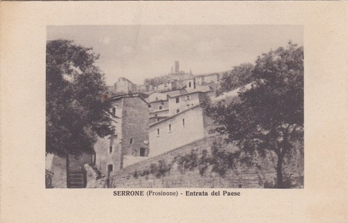 Serrone entrata del paese - #,