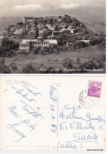 Acuto panorama dal monte - acuto:,